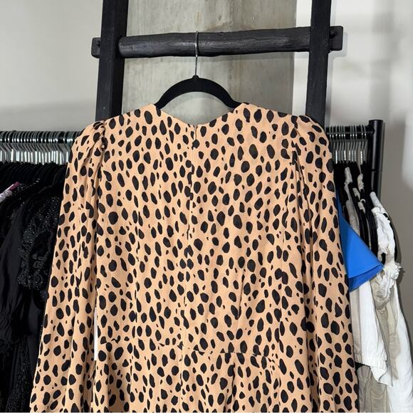 Reformation Terri Dress in Bobcat Romantic Soft Girl - Picture 15 of 17